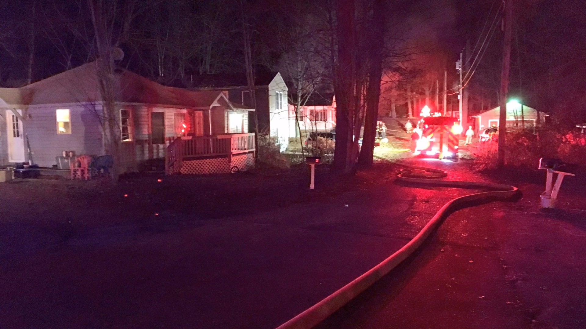 One woman is dead after fire engulfed her Windham home